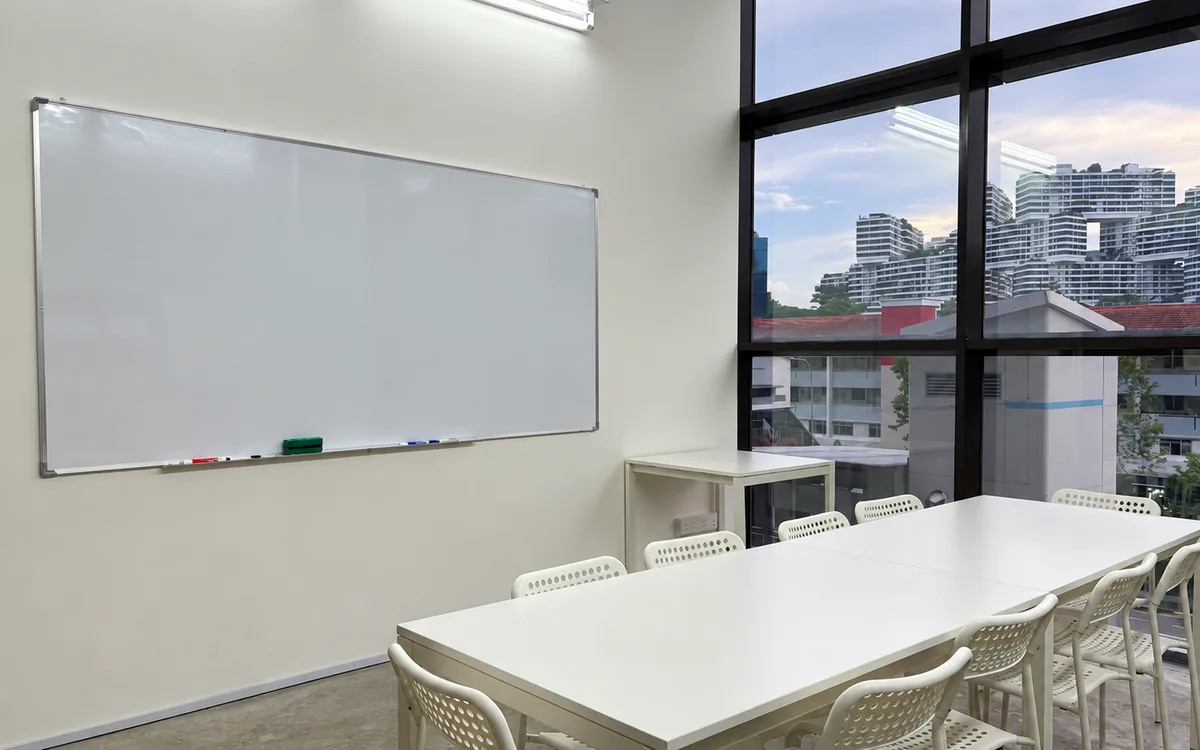 WhaleYou Learning Alexandra Central classroom with six desks at Alexandra Central